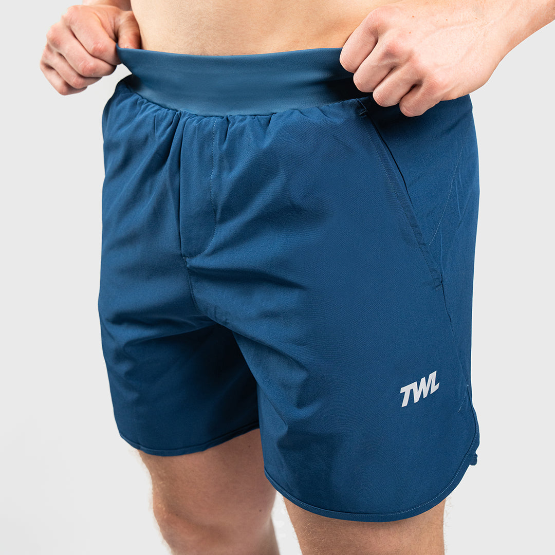 TWL - MEN'S HYBRID SHORTS - 6" - POWER BLUE