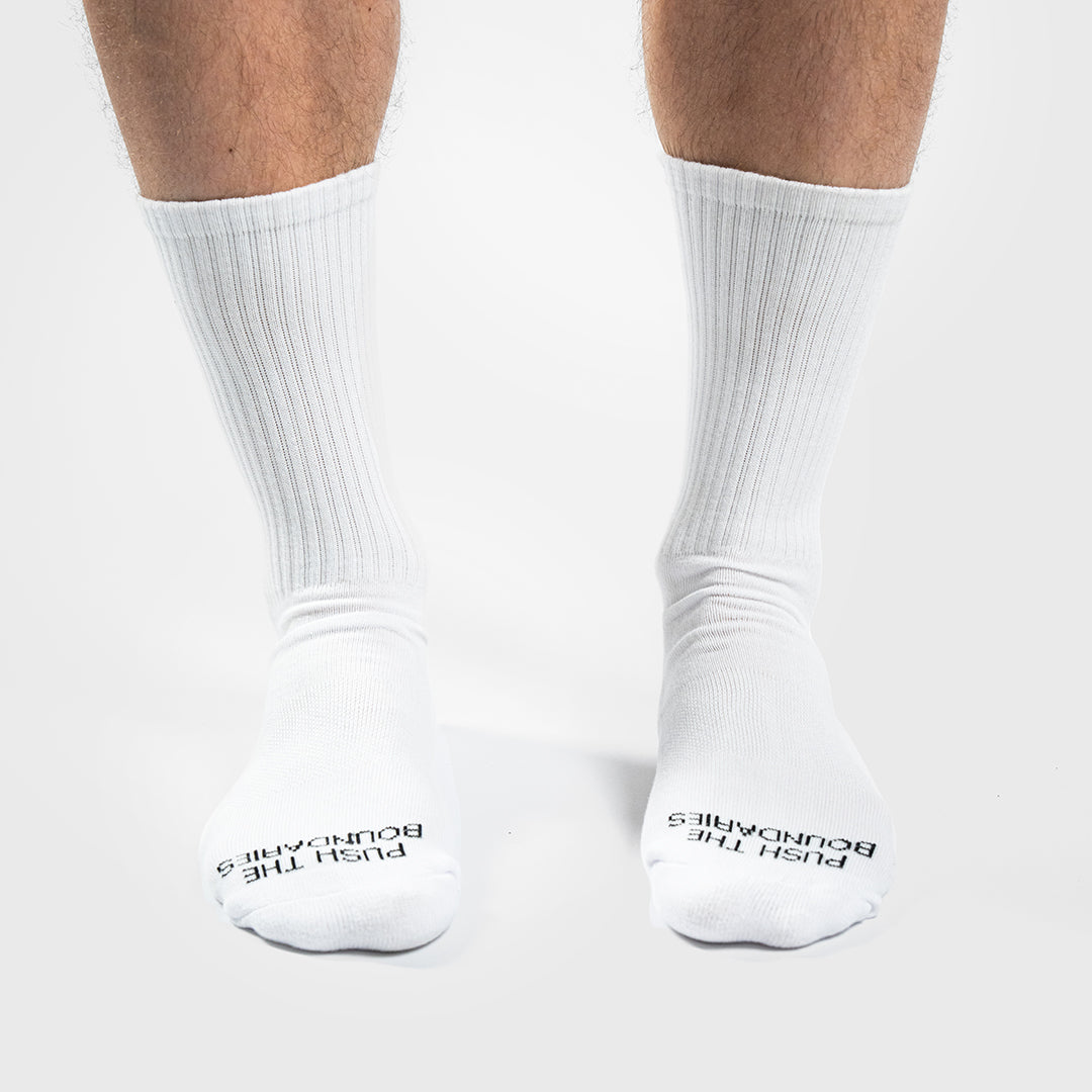 TWL - CLOUD SOCKS - CREW - WHITE