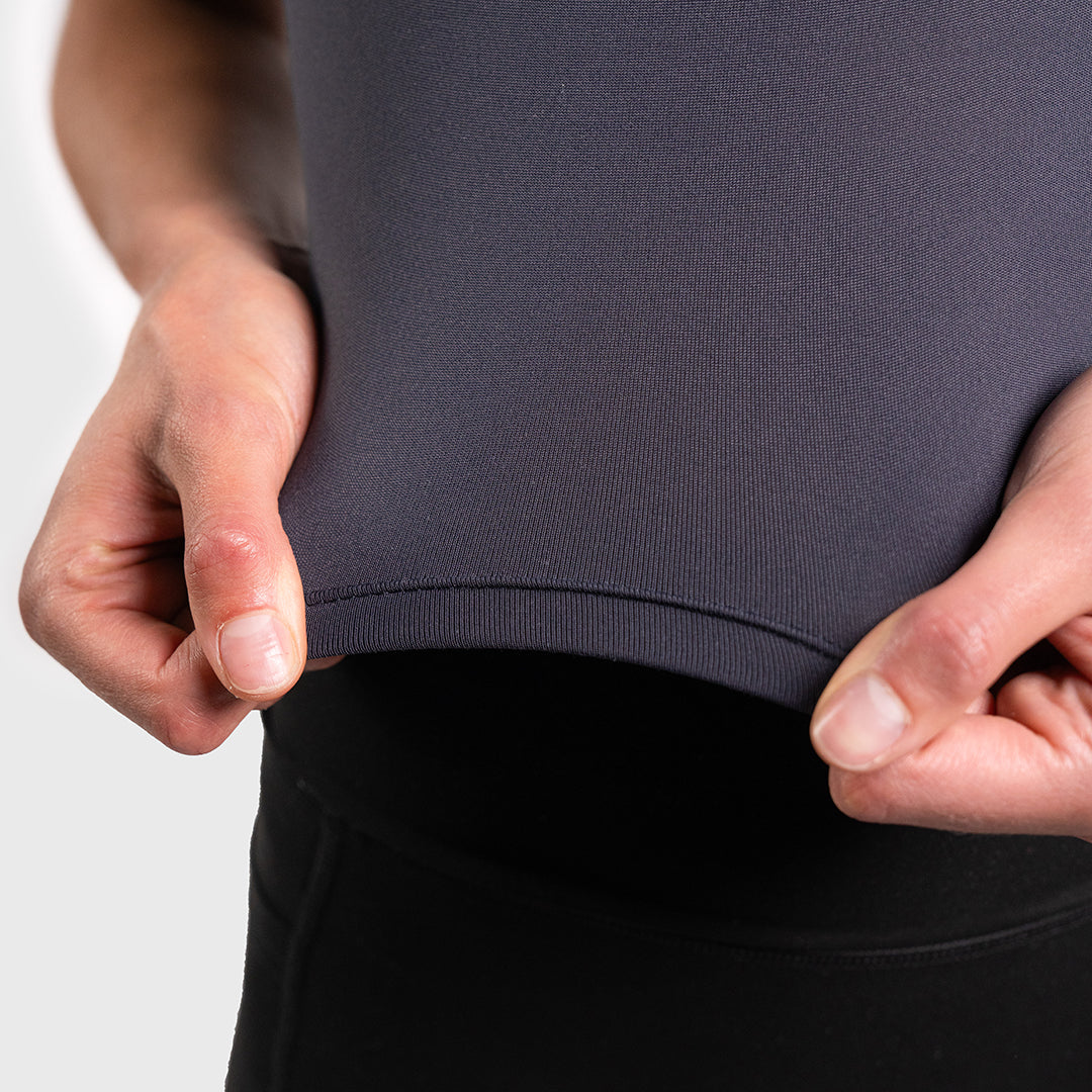 TWL - WOMEN'S P.E. CROPPED TANK - BLUE GREY