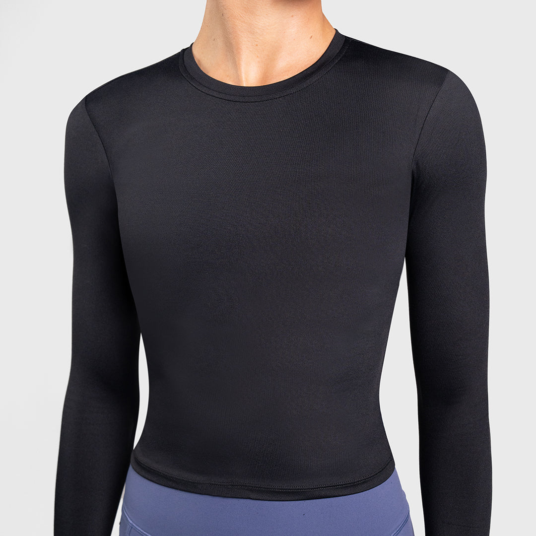 TWL - WOMEN'S P.E. LONG SLEEVE T-SHIRT - BLACK