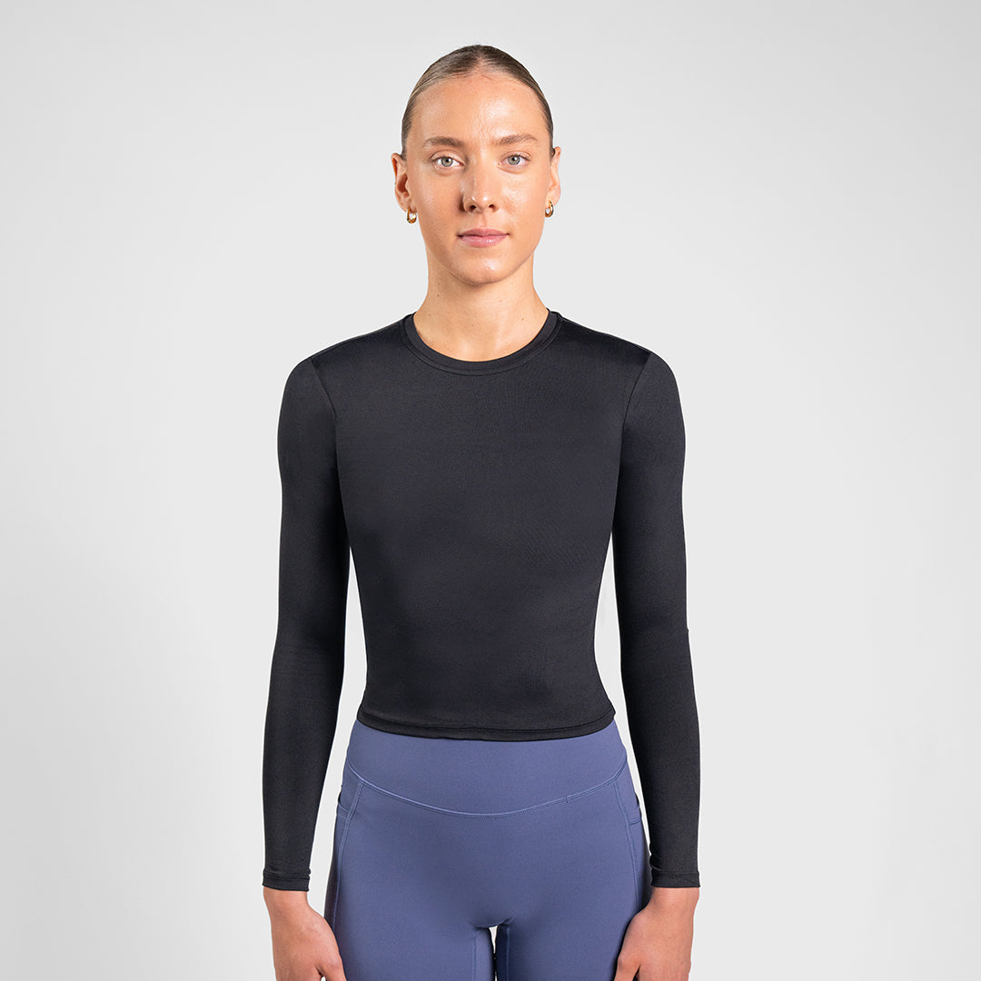 TWL - WOMEN'S P.E. LONG SLEEVE T-SHIRT - BLACK