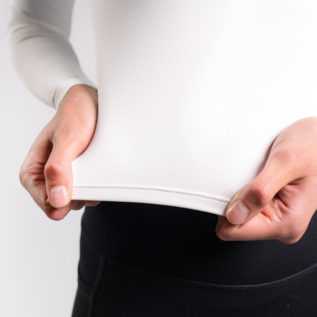 TWL - WOMEN'S P.E. LONG SLEEVE T-SHIRT - WHITE