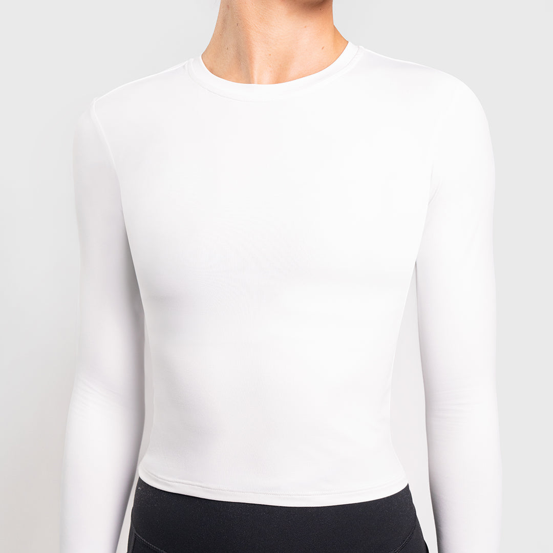 TWL - WOMEN'S P.E. LONG SLEEVE T-SHIRT - WHITE