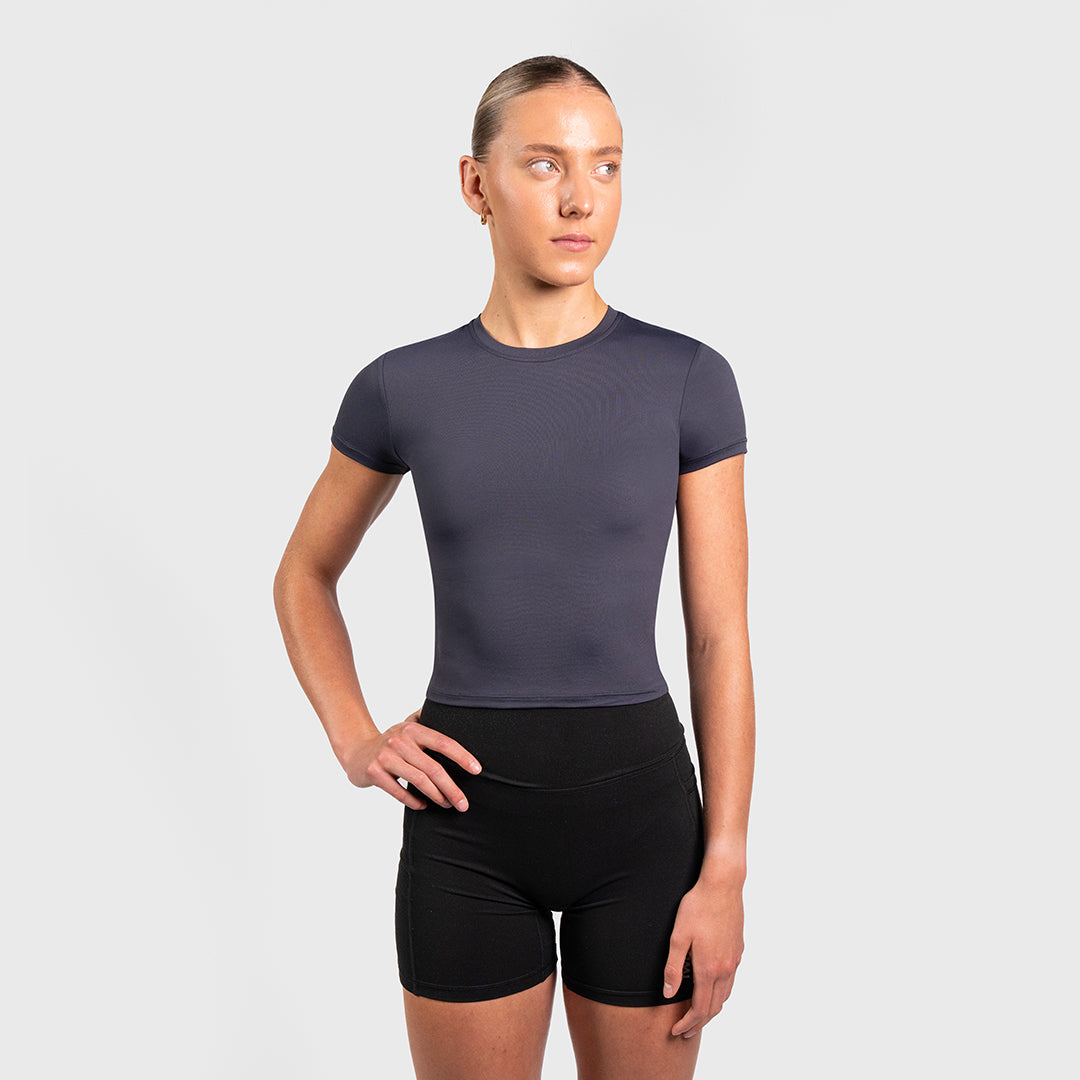 TWL - WOMEN'S P.E. T-SHIRT - BLUE GREY