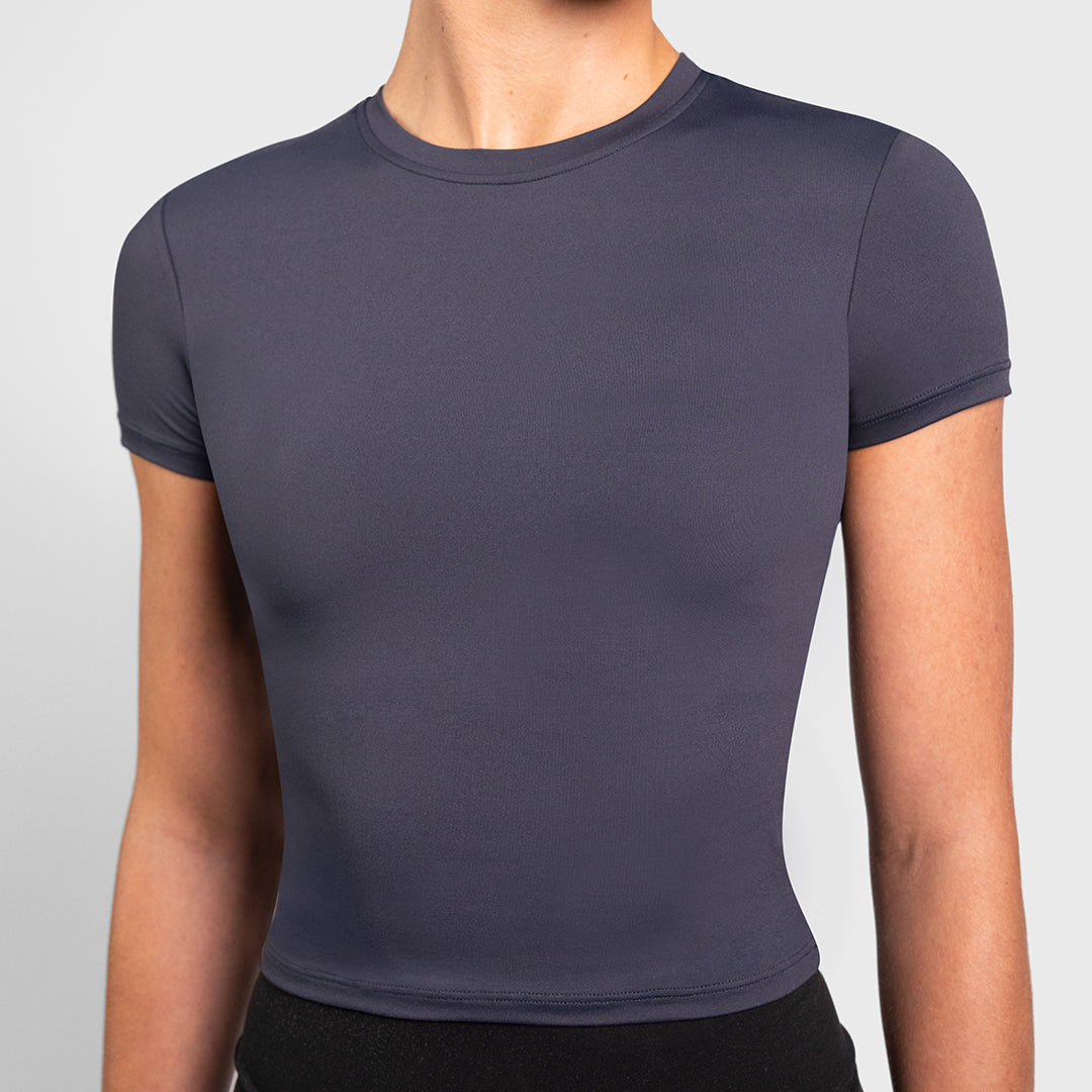 TWL - WOMEN'S P.E. T-SHIRT - BLUE GREY