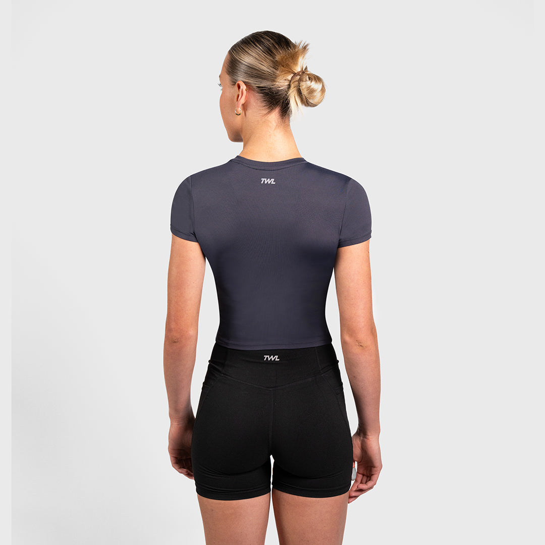 TWL - WOMEN'S P.E. T-SHIRT - BLUE GREY