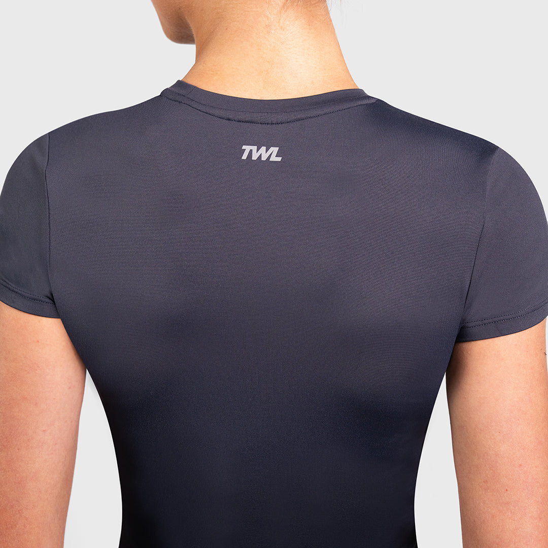 TWL - WOMEN'S P.E. T-SHIRT - BLUE GREY