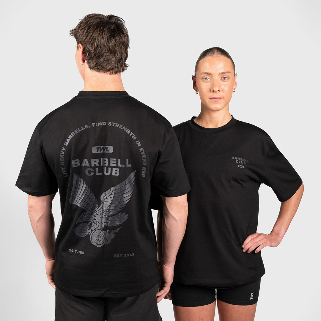 TWL - LIFESTYLE OVERSIZED T-SHIRT - BARBELL CLUB 3.0 - EAGLE/BLACKOUT