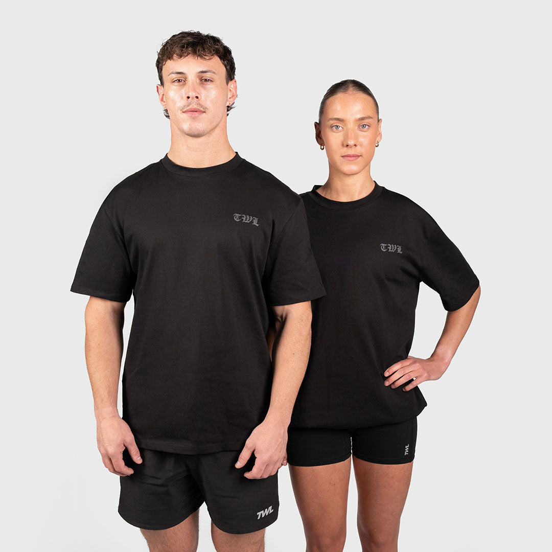 TWL - LIFESTYLE OVERSIZED T-SHIRT - BARBELL CLUB 3.0 - SNAKE/BLACKOUT