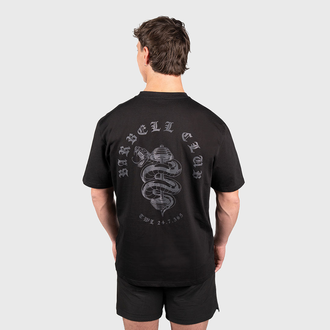 TWL - LIFESTYLE OVERSIZED T-SHIRT - BARBELL CLUB 3.0 - SNAKE/BLACKOUT