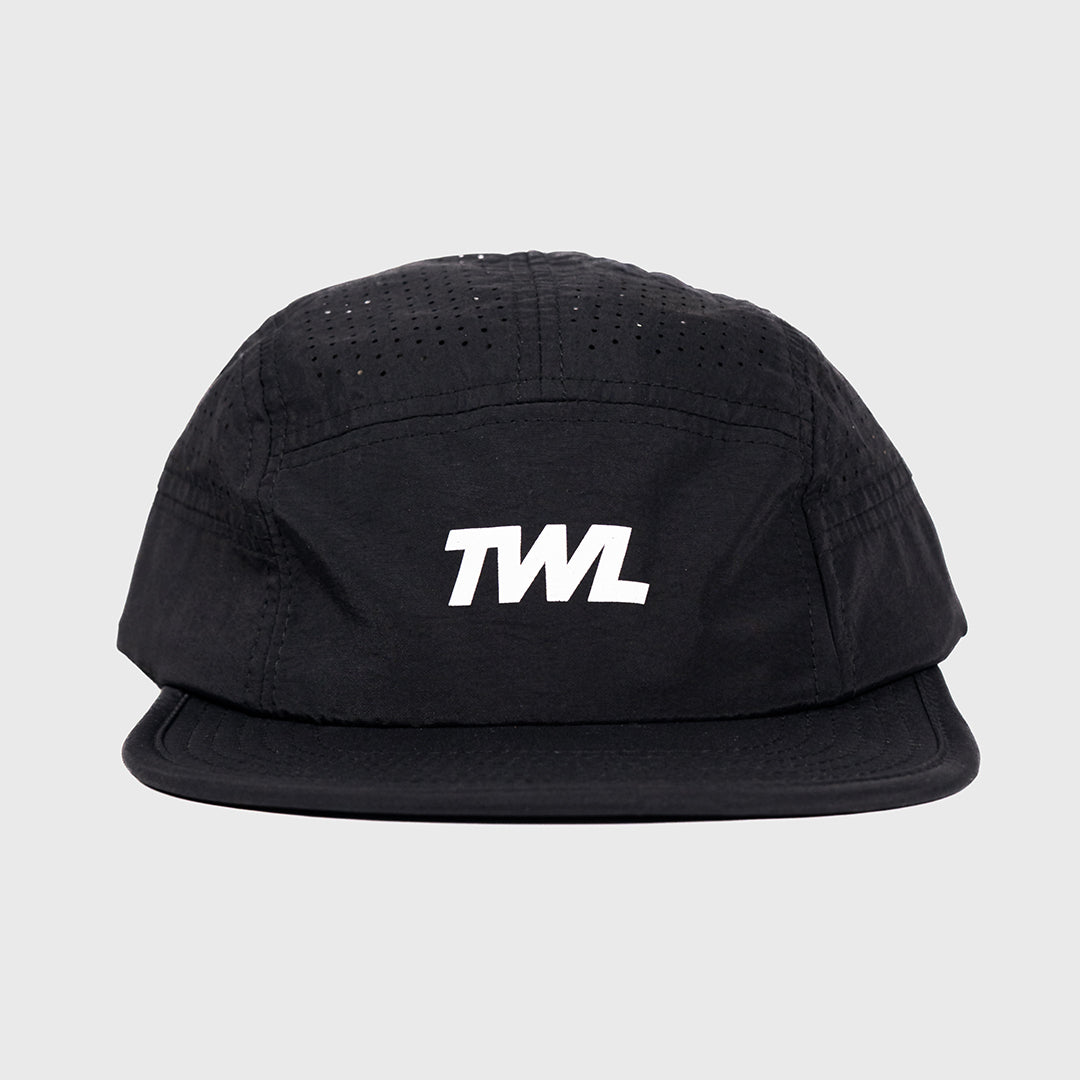 TWL Run Hat 2.0 Black front view