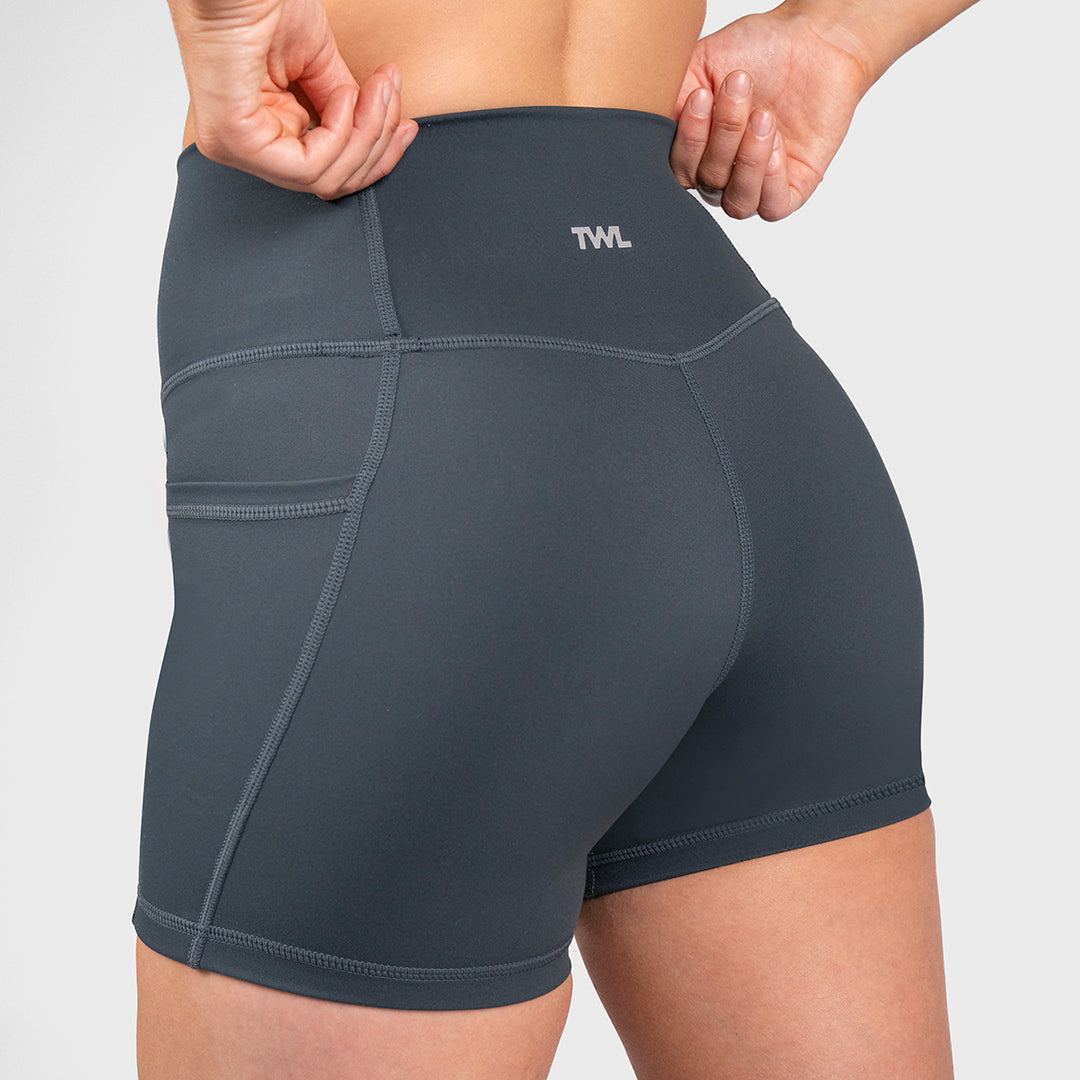 TWL - WOMEN'S REFINE SHORTS - DARK GREY