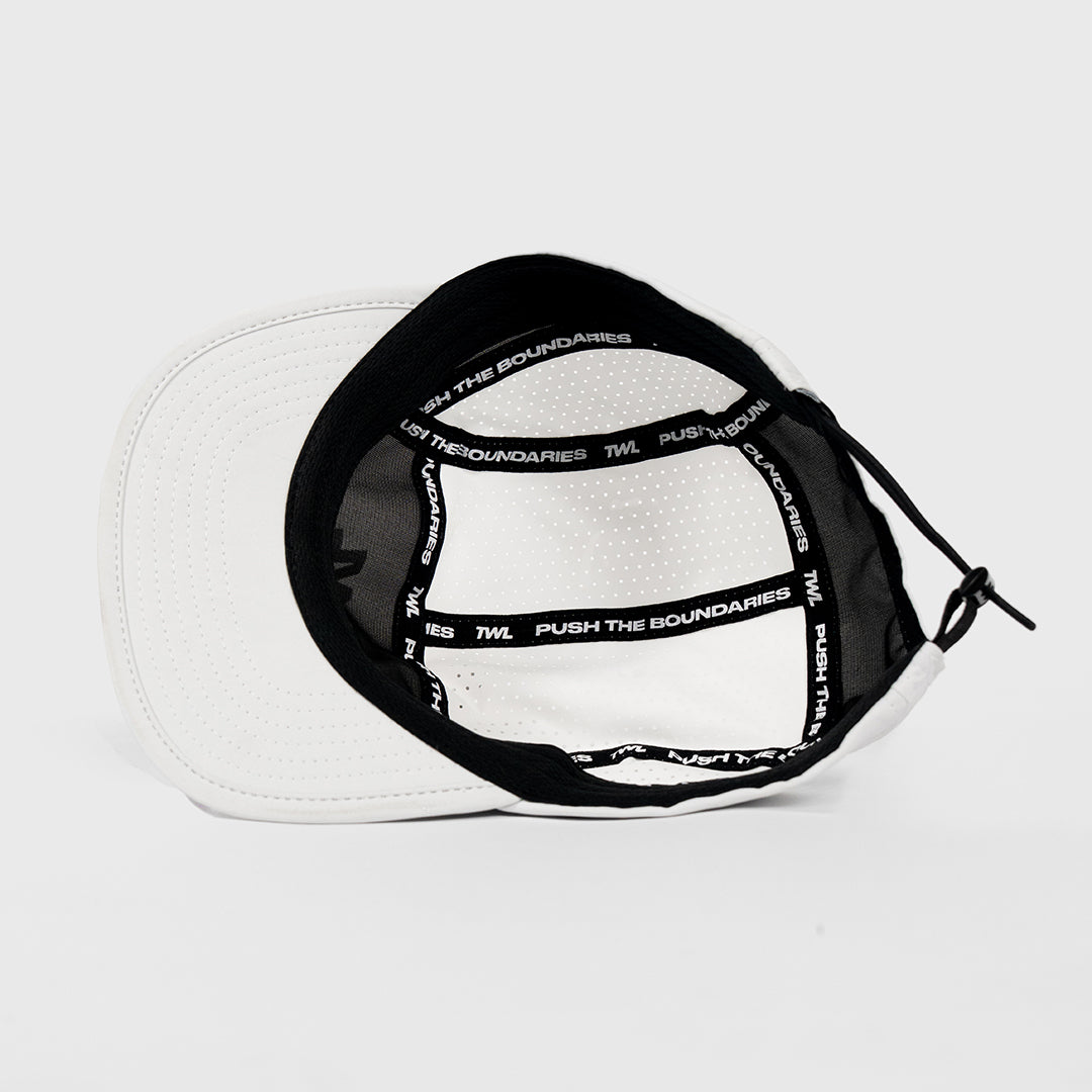 TWL Run Hat 2.0 White inside view