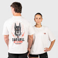 TWL - LIFESTYLE OVERSIZED T-SHIRT - BARBELL CLUB - DOBERMAN/WHITE