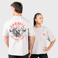 TWL - LIFESTYLE OVERSIZED T-SHIRT - BARBELL CLUB - PANTHER/LIGHT GREY