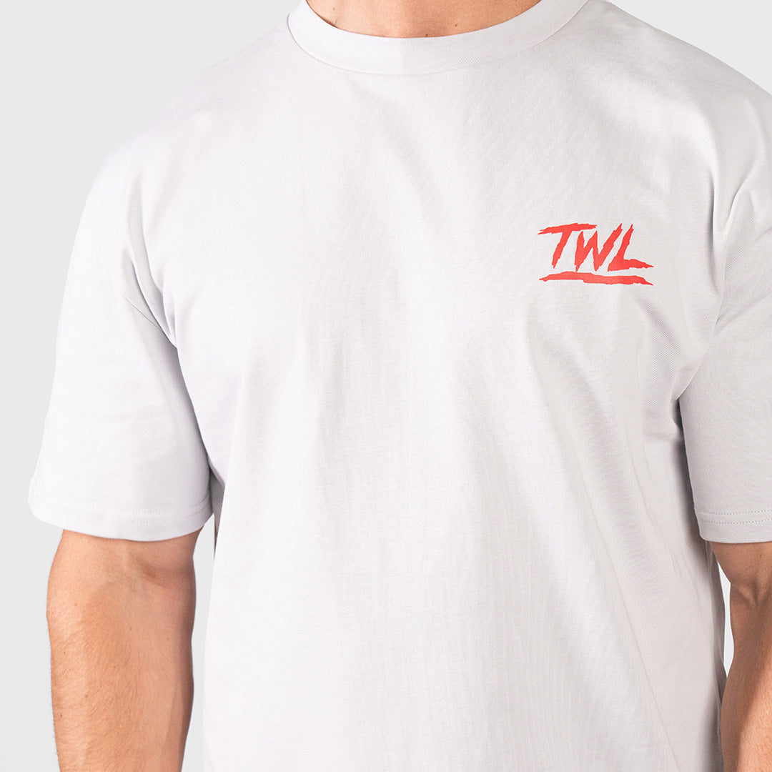 TWL - LIFESTYLE OVERSIZED T-SHIRT - BARBELL CLUB - PANTHER/LIGHT GREY