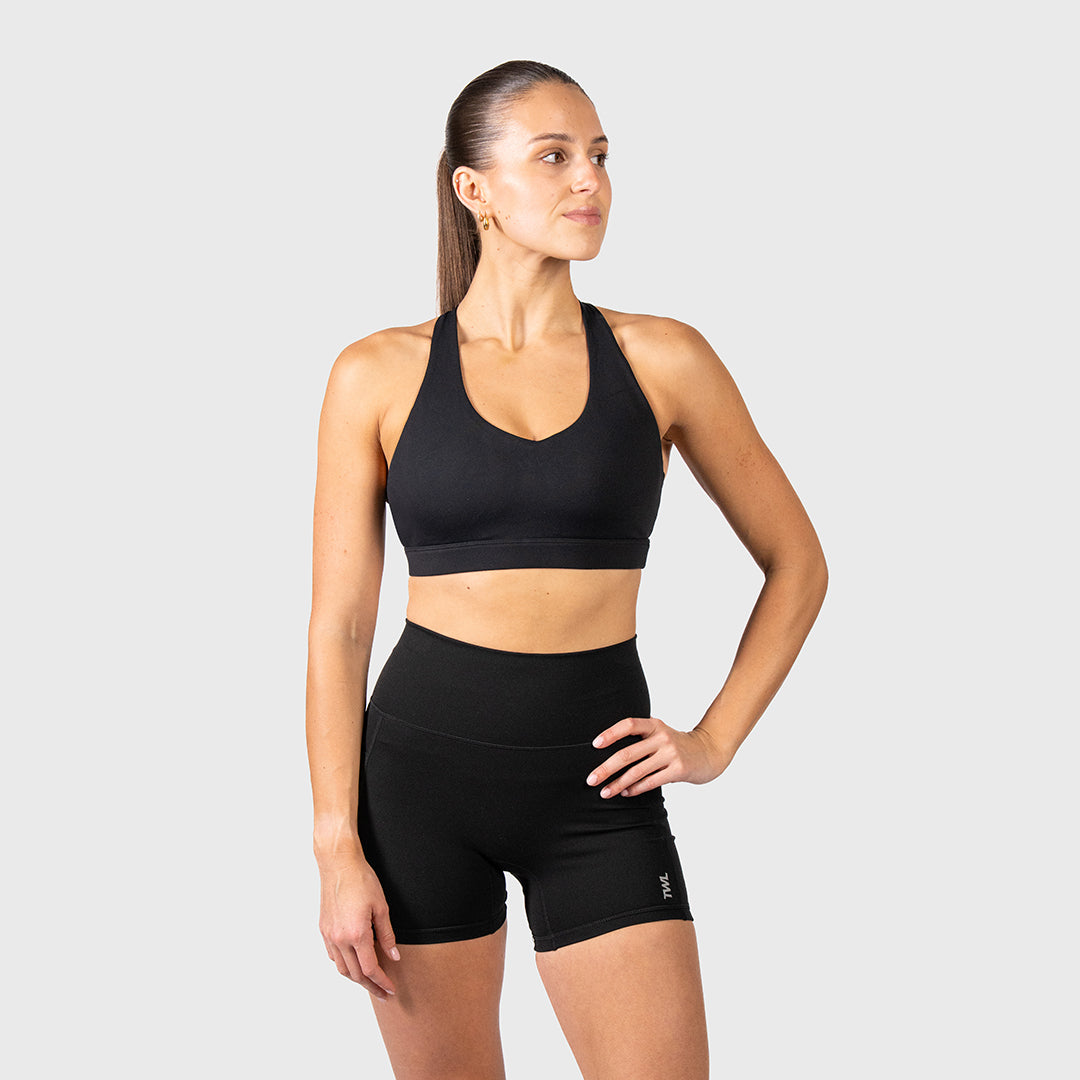 TWL - WOMEN'S REFINE STRIVE BRA - BLACK