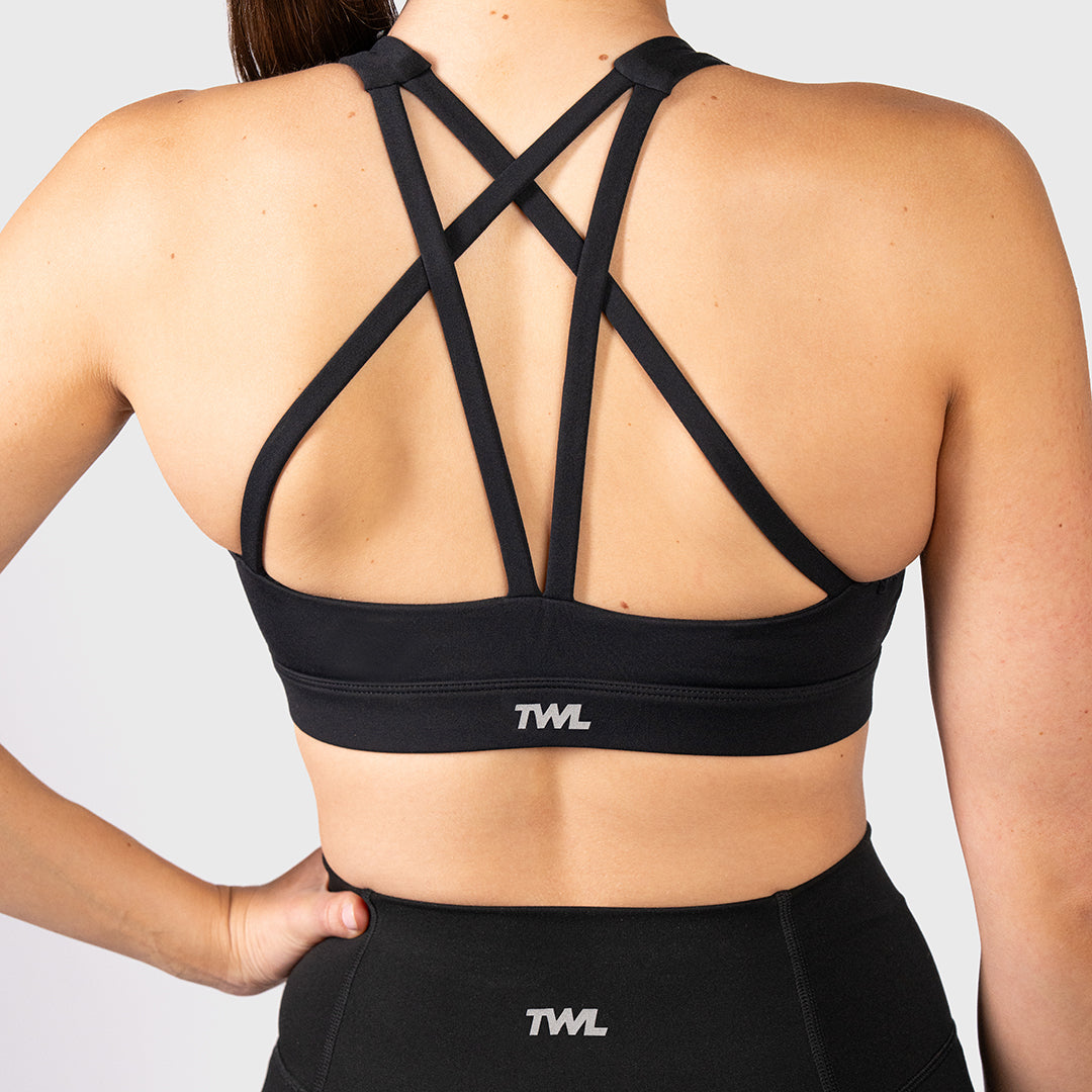 TWL - WOMEN'S REFINE STRIVE BRA - BLACK