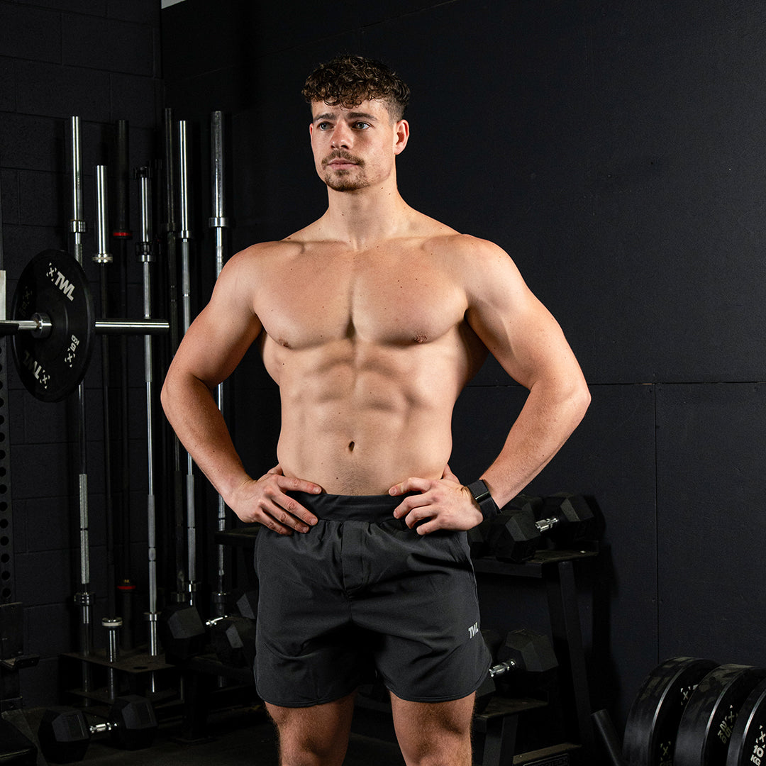 TWL - MEN'S HYBRID SHORTS - 6" - CHARCOAL