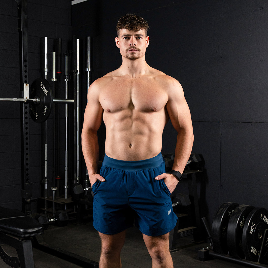 TWL - MEN'S HYBRID SHORTS - 6" - POWER BLUE