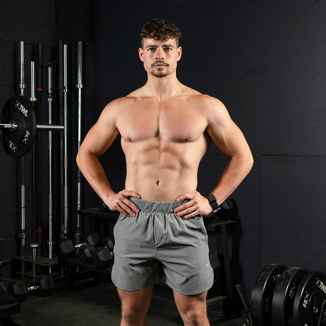 TWL men's 6 inch training shorts – Storm Grey - Lifestyle