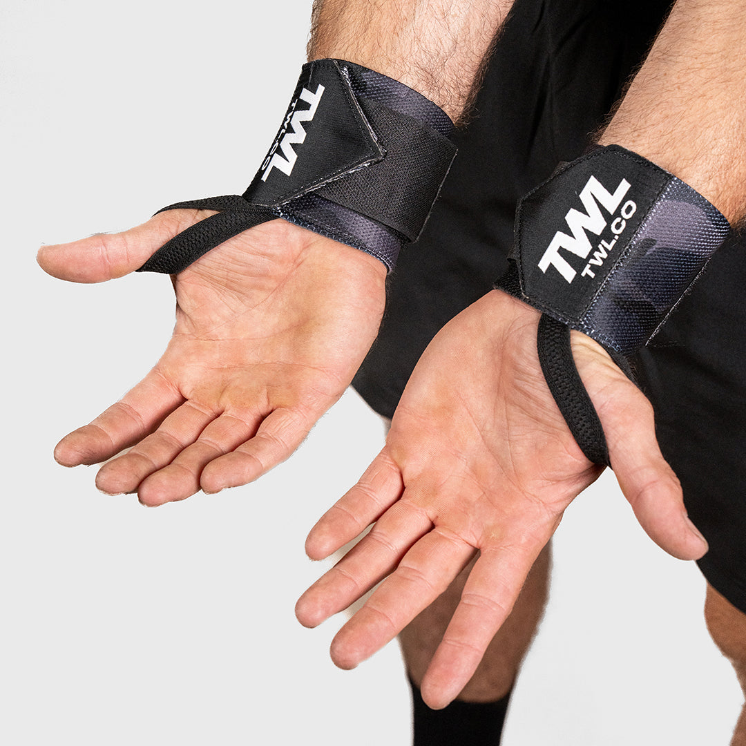TWL - VELCRO WRIST WRAPS - BLACK CAMO