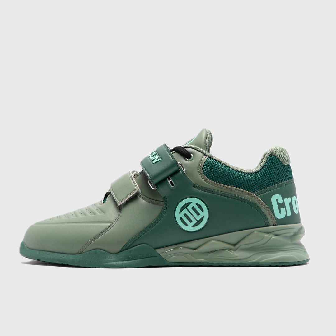 LUXIAOJUN - CrossFit® PowerPro Weightlifting Shoes by LU (Ranger Green)