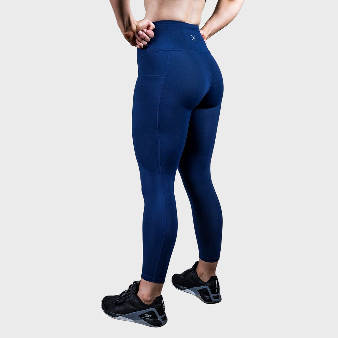 TWL - WOMEN'S EVERYDAY HIGH WAISTED TIGHTS - 7/8 - INDIGO