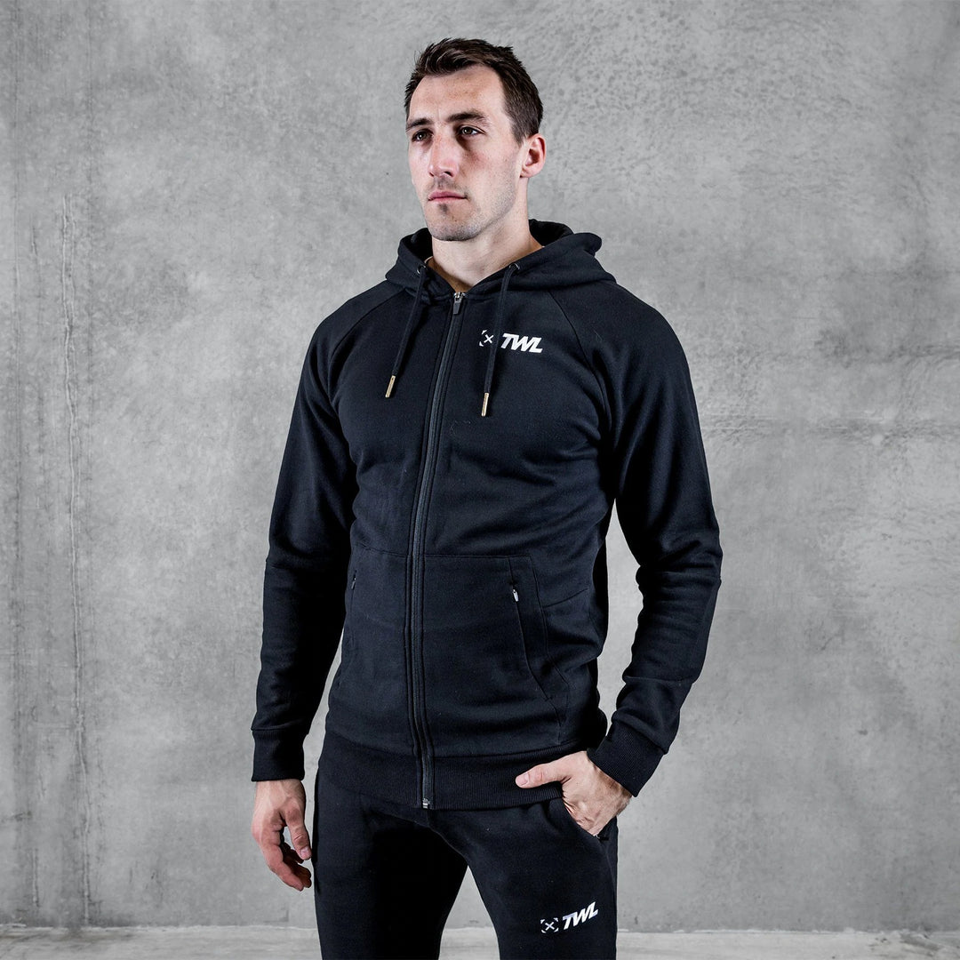 TWL - MEN'S APACHE 2.0 ZIP THROUGH HOODIE - BLACK