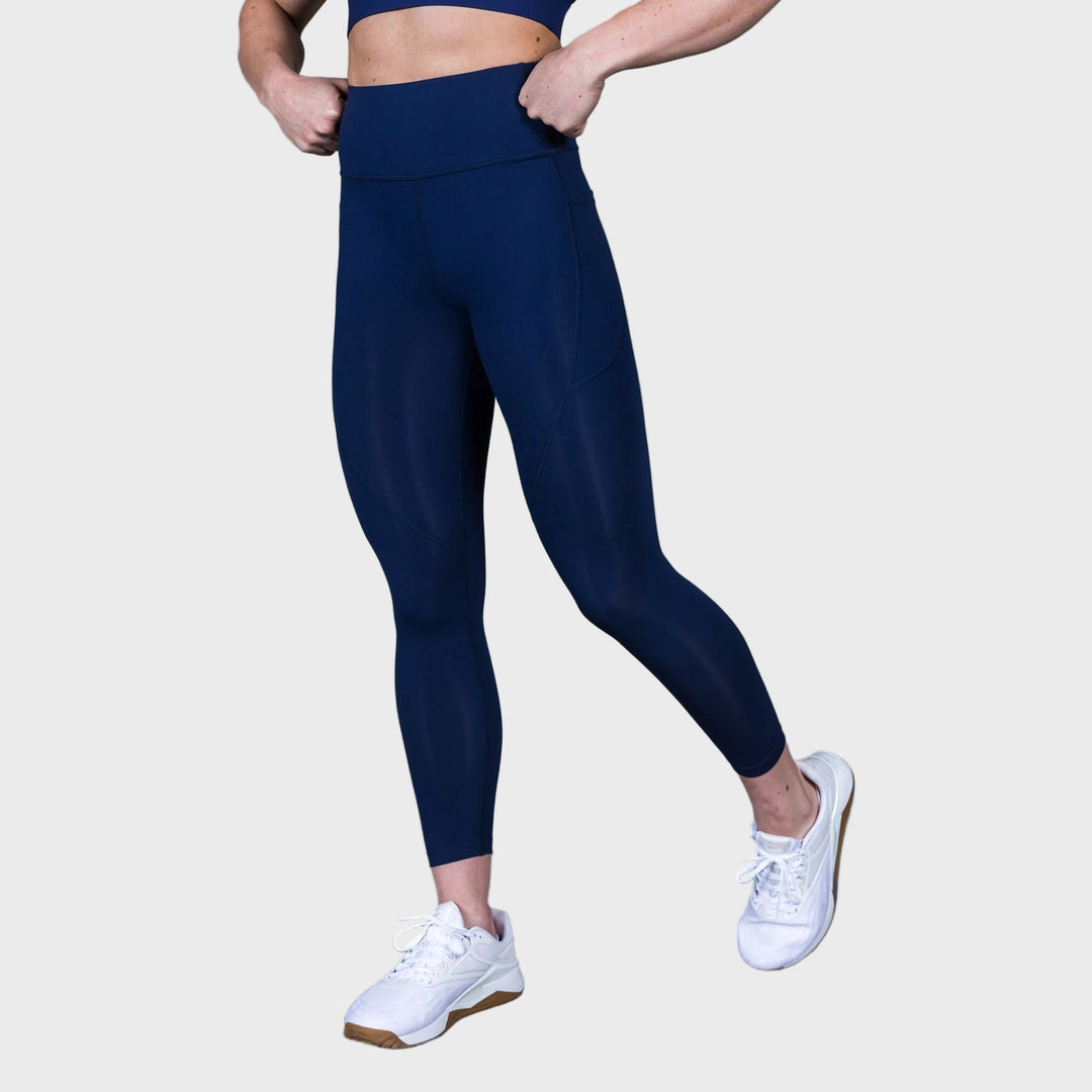TWL - WOMEN'S ENERGY HIGH WAISTED TIGHTS - 7/8 - INDIGO