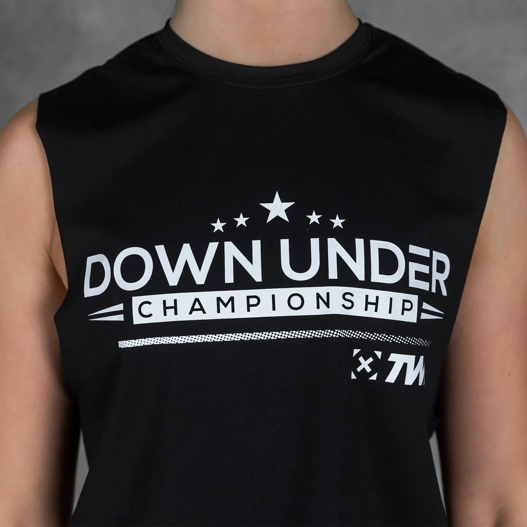 TWL - WOMEN'S SLASH CROP 2.0 - DUC - BLACK/WHITE