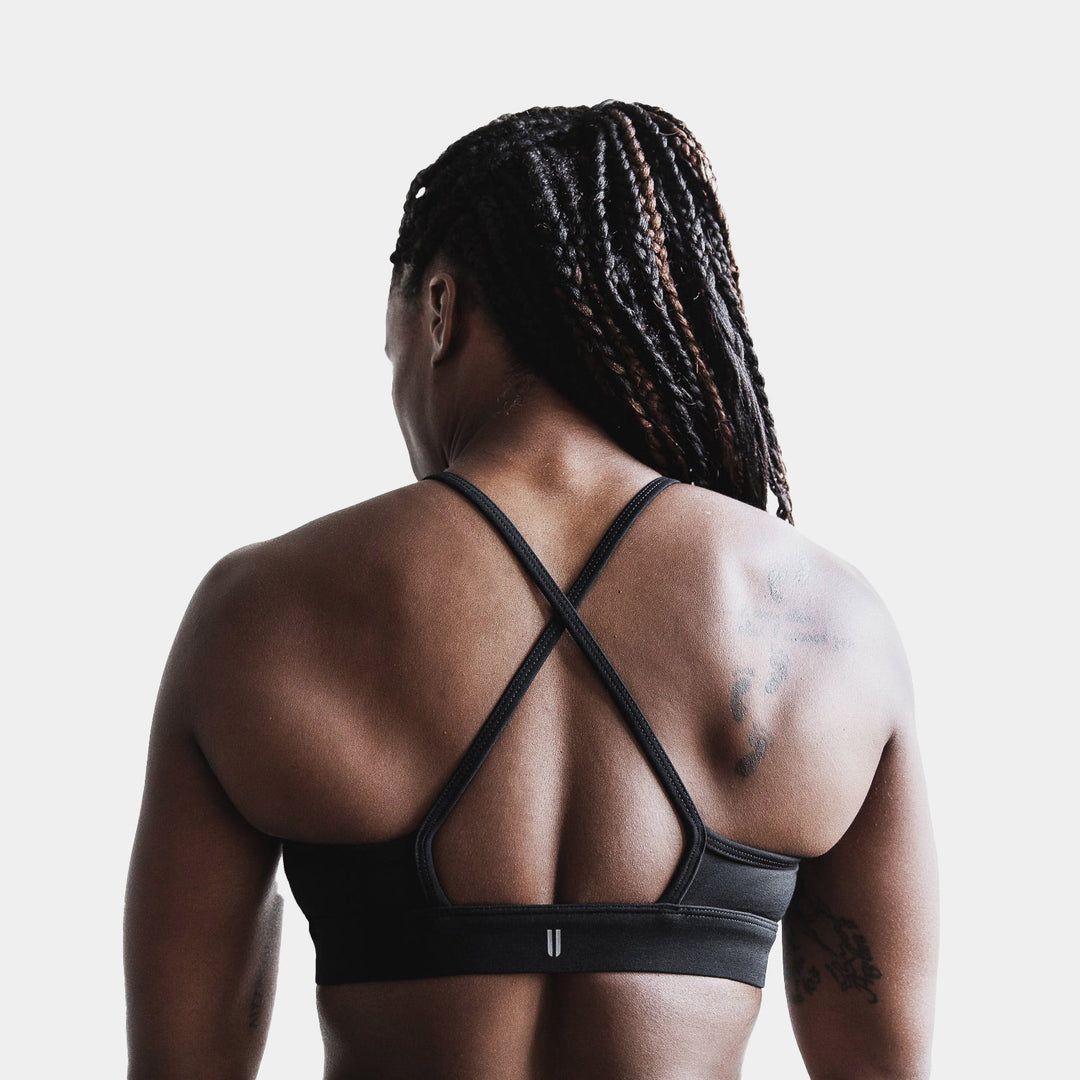 NOBULL - HIGH-NECK SPORTS BRA - BLACK