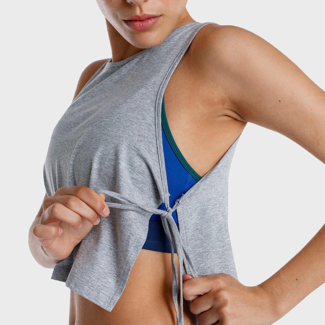 TWL - Women's Connect Singlet - Light Grey Marle