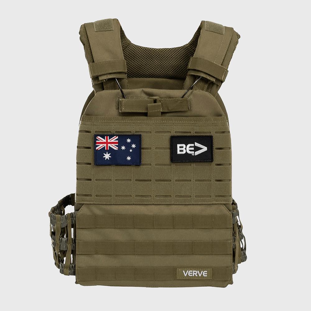 VERVE - Tactical Vest Plate Carrier Only- Green