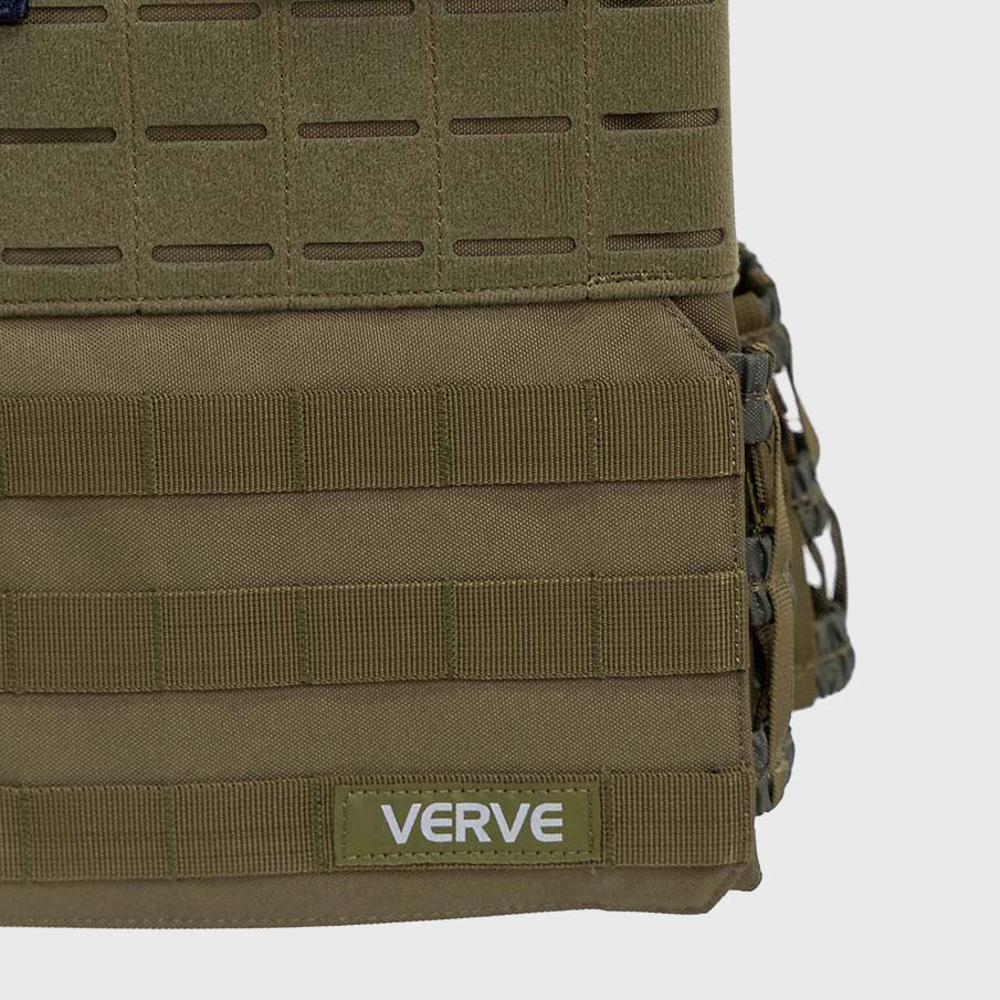 VERVE - Tactical Vest Plate Carrier Only- Green