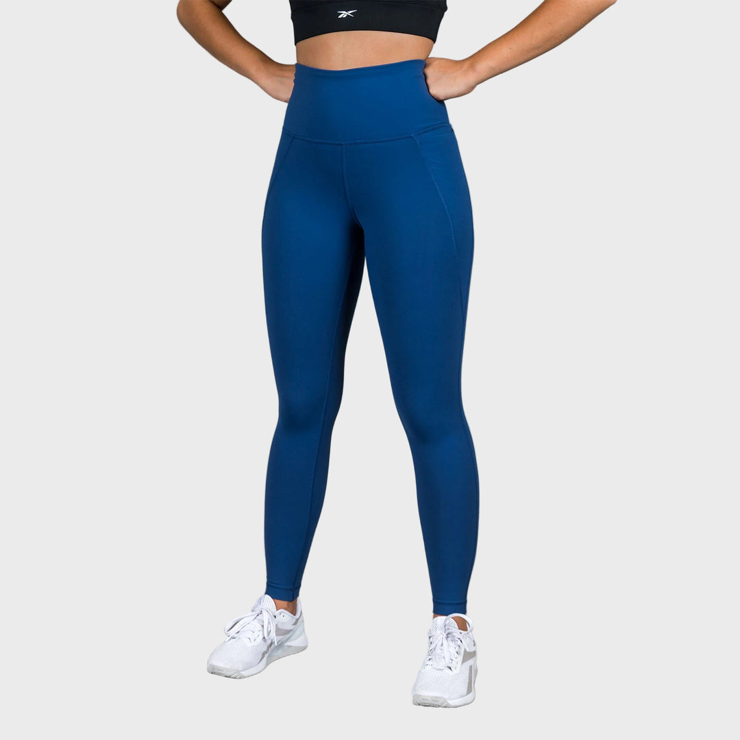 REEBOK - Women's Lux High-Waisted Tights - Batik Blue
