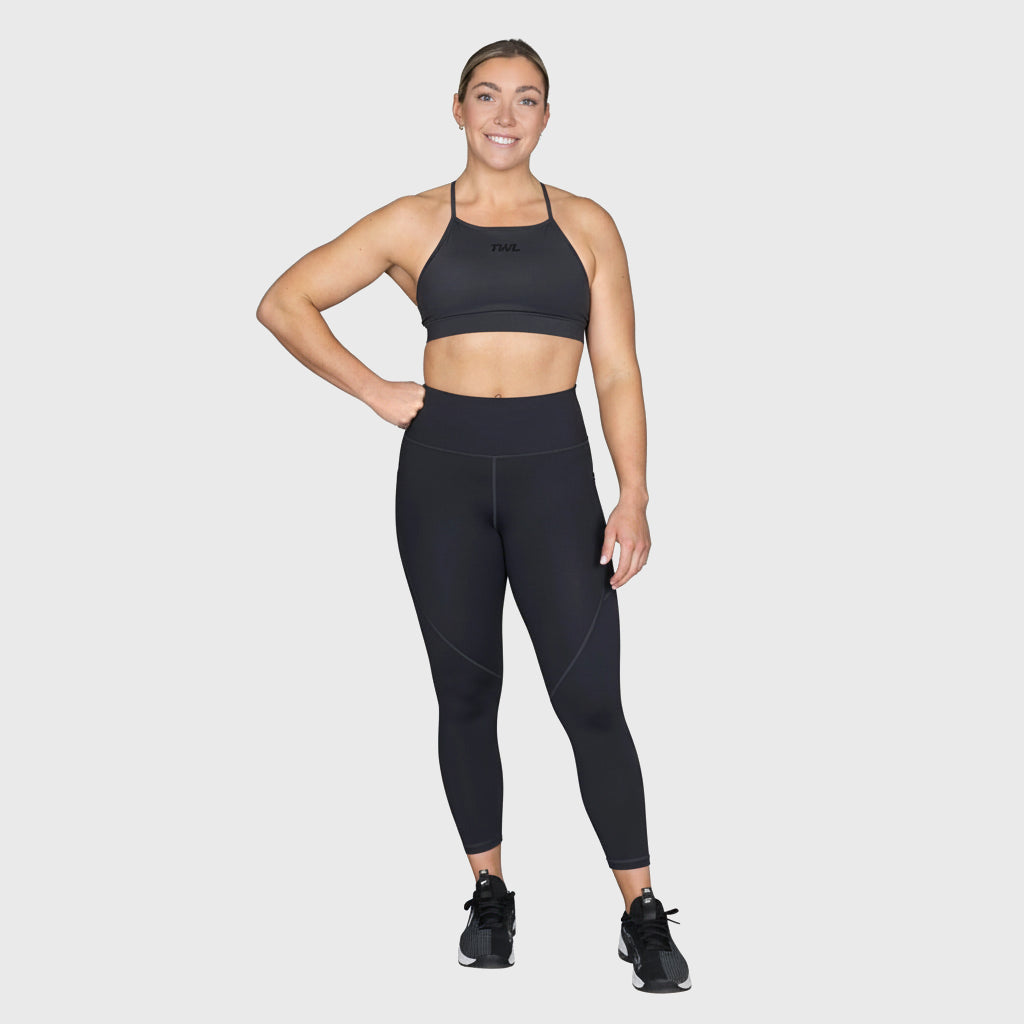 TWL - WOMEN'S ENERGY HIGH WAISTED 7/8TH TIGHTS - PHANTOM