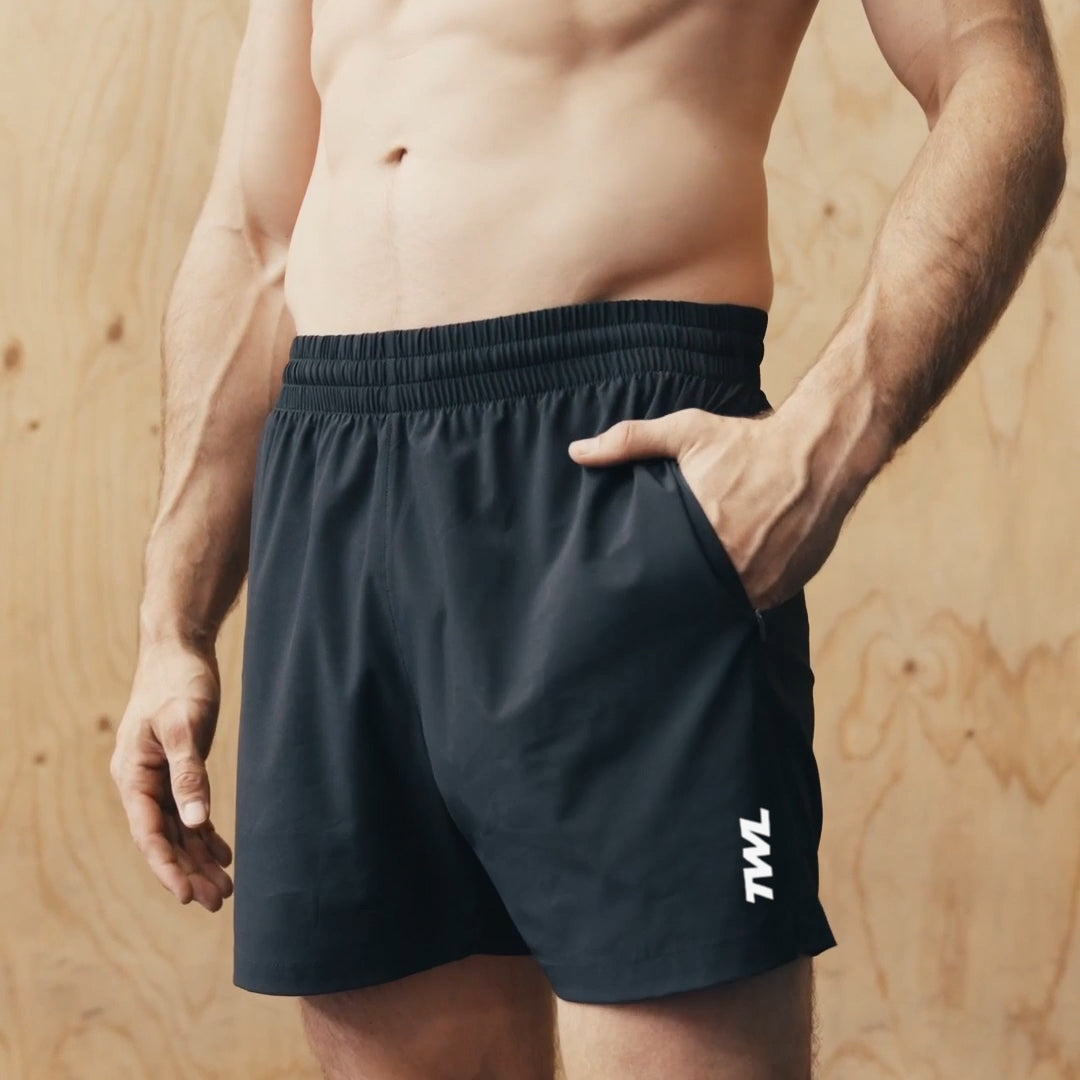 TWL - MEN'S REP SHORTS 5" - BLACK