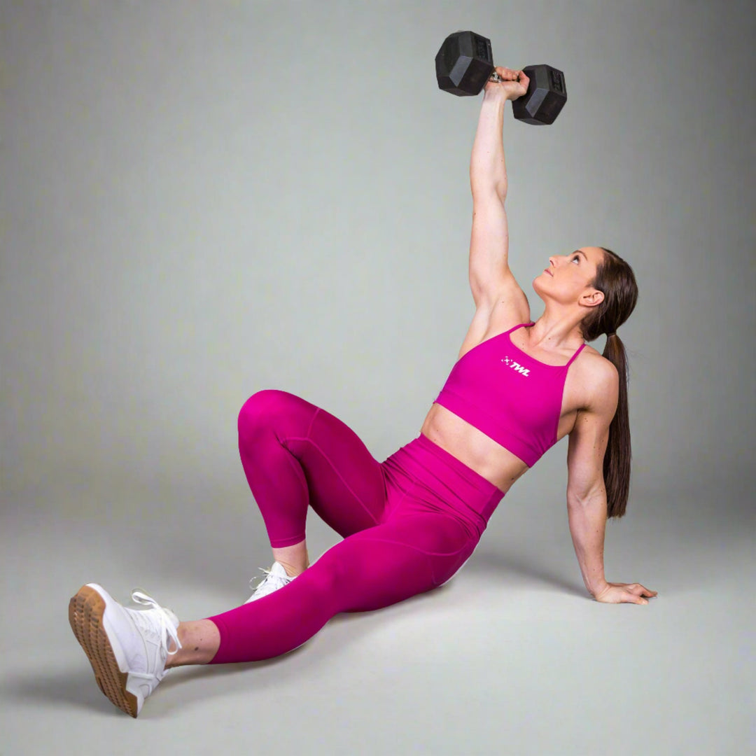 TWL - WOMEN'S ENERGY HIGH WAISTED 7/8 TIGHTS - ORCHID