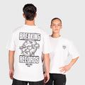 TWL - LIFESTYLE OVERSIZED T-SHIRT - BREAKING RECORDS - WHITE