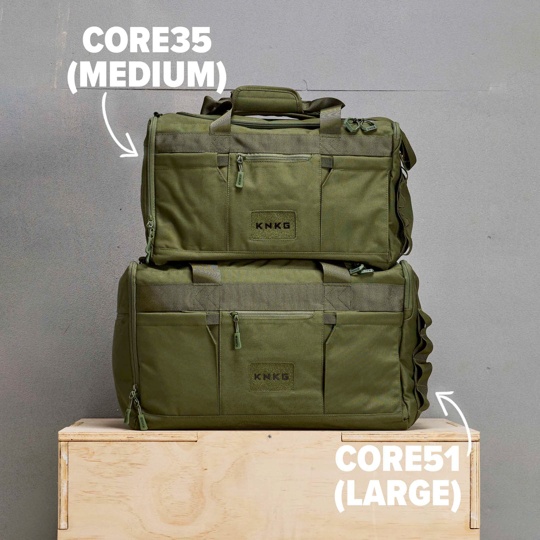 King Kong CORE 35L gym duffel in Green
