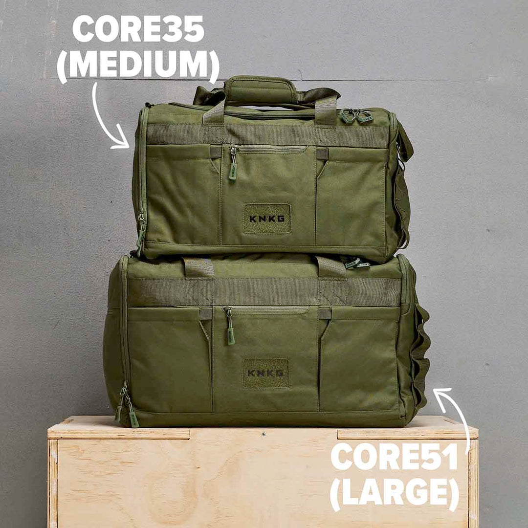 King Kong CORE 51L gym duffel in Green