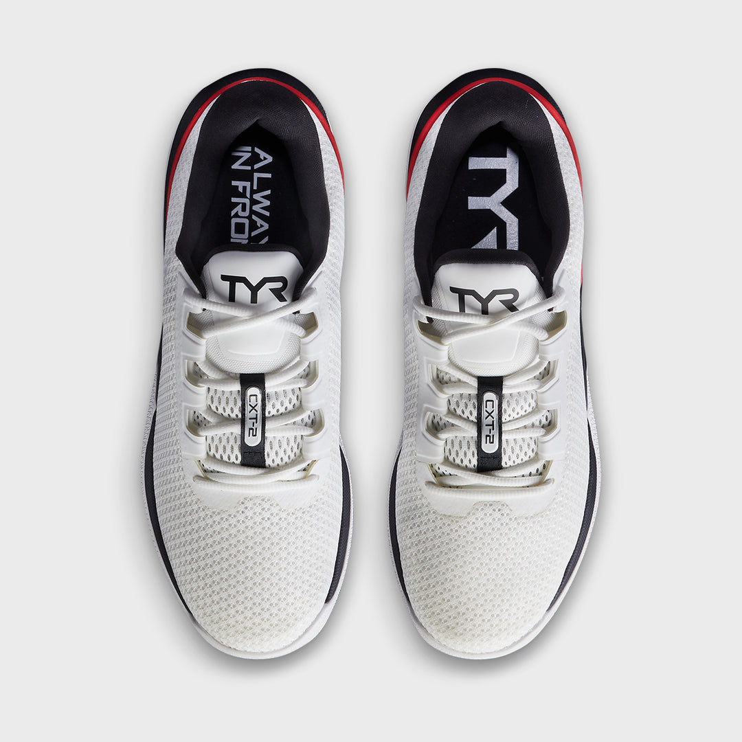 TYR - MEN'S CXT-2 TRAINER - WHITE/BLACK/RED