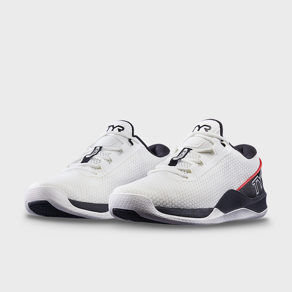 (取寄) TYR メンズ トレーナー TYR men TYR Cxt2 Trainer White/Black TYR - MEN'S CXT-2 TRAINER - WHITE/BLACK/RED – TWL