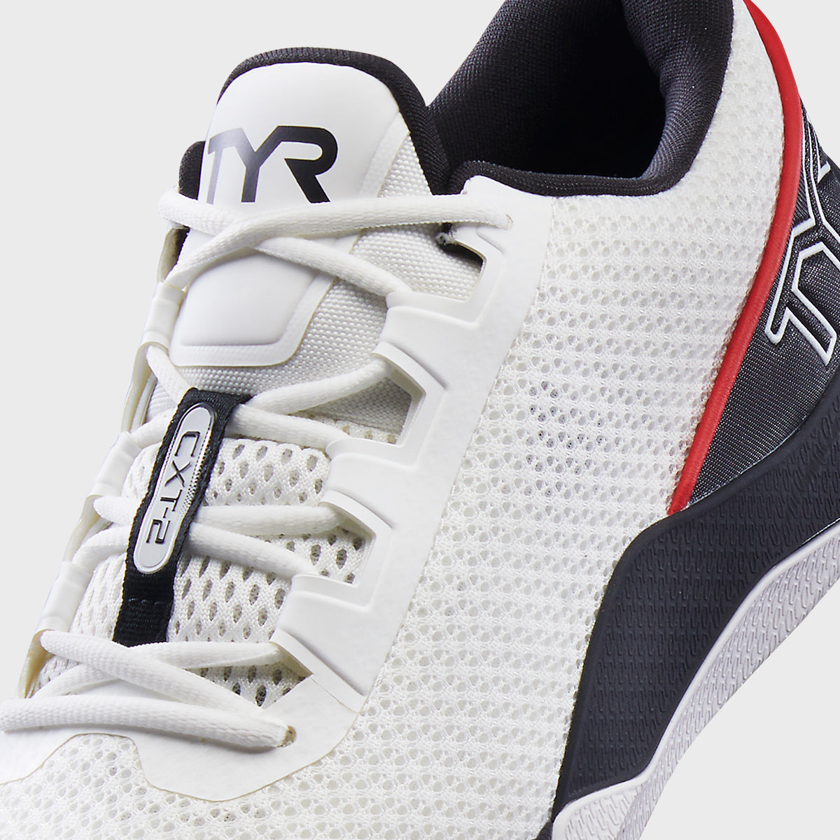 TYR - MEN'S CXT-2 TRAINER - WHITE/BLACK/RED – TWL