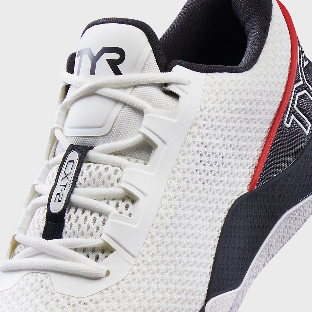 TYR - MEN'S CXT-2 TRAINER - WHITE/BLACK/RED