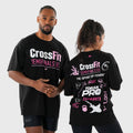 Northern Spirit - CrossFit® Smurf Patchwork Oversized T-Shirt - Torian Pro - INK