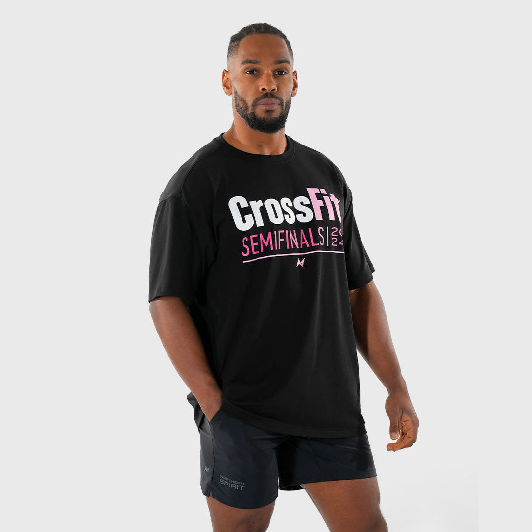 Northern Spirit - CrossFit® Smurf Patchwork Oversized T-Shirt - Torian Pro - INK