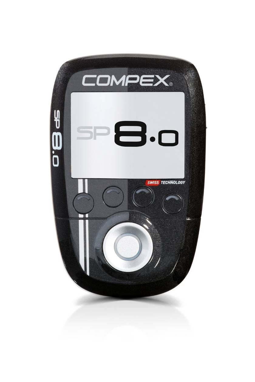 The Compex SP 8.0 EMS muscle stimulator