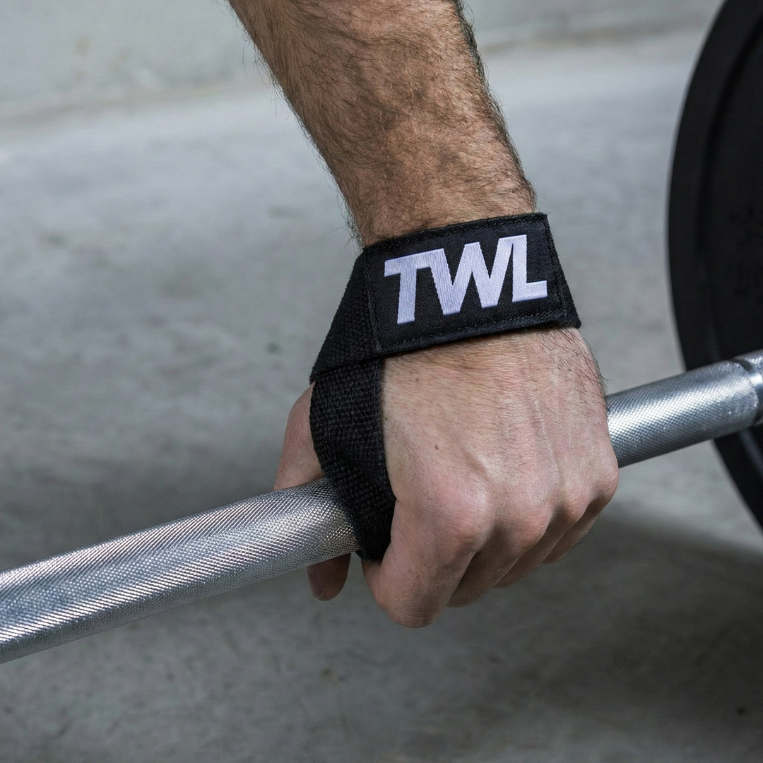 TWL - EVERYDAY COTTON LIFTING STRAPS PAIR - BLACK